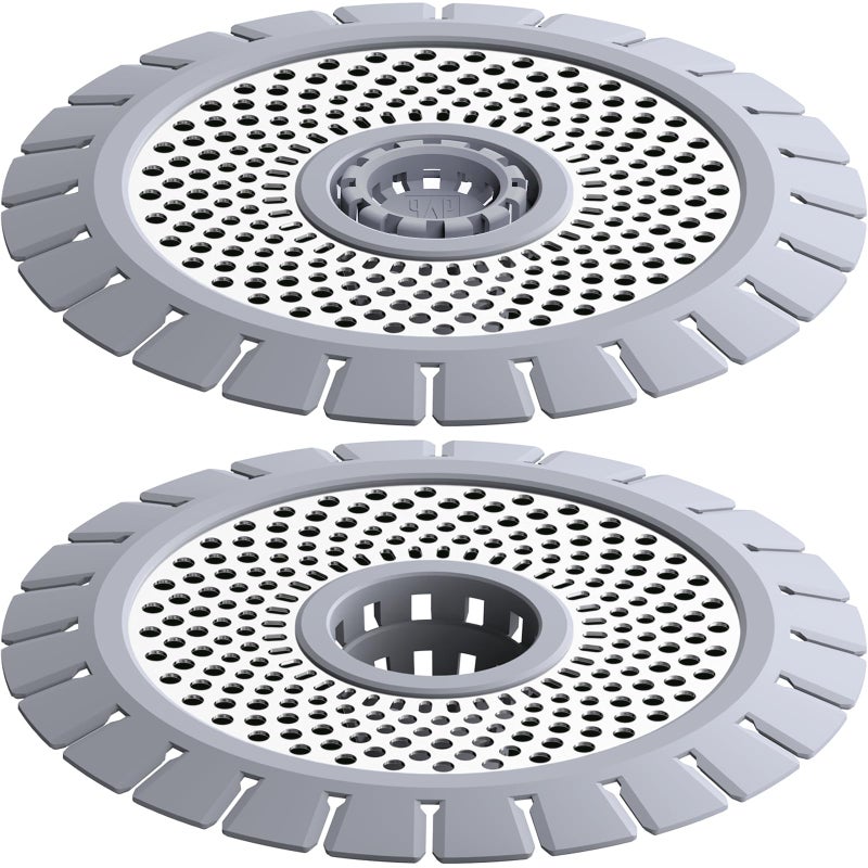 qAp quality art Practical Shower Drain Hair Catcher/Bathtub Shower Drain Hair Trap/Strainer Stainless Steel Drain Protector - Image 1